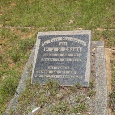 GOUWS P.J.S. 18??-1936