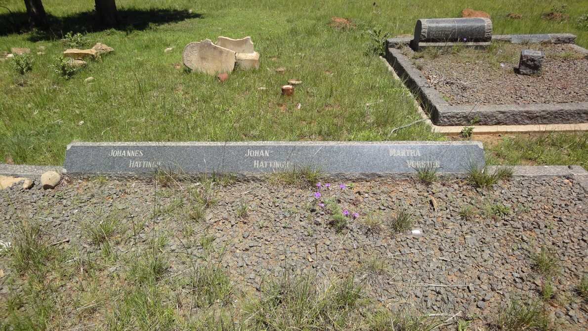HATTINGH Johannes :: HATTINGH Johan :: HATTINGH Martha nee VOSTER