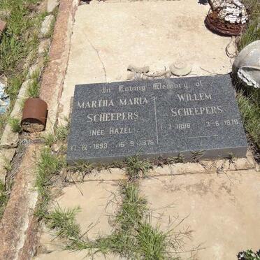 SCHEEPERS Willem 1896-1976 &amp; Martha Maria HAZEL 1893-1976