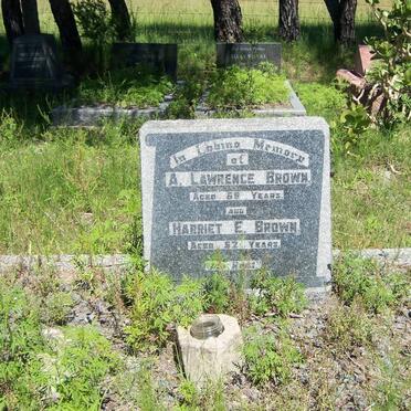 BROWN A. Lawrence &amp; Harriet E.
