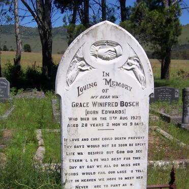 BOSCH Grace Winifred nee EDWARDS -1925