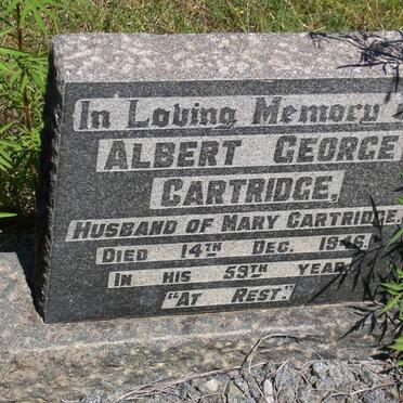 CARTRIDGE Albert George -1946