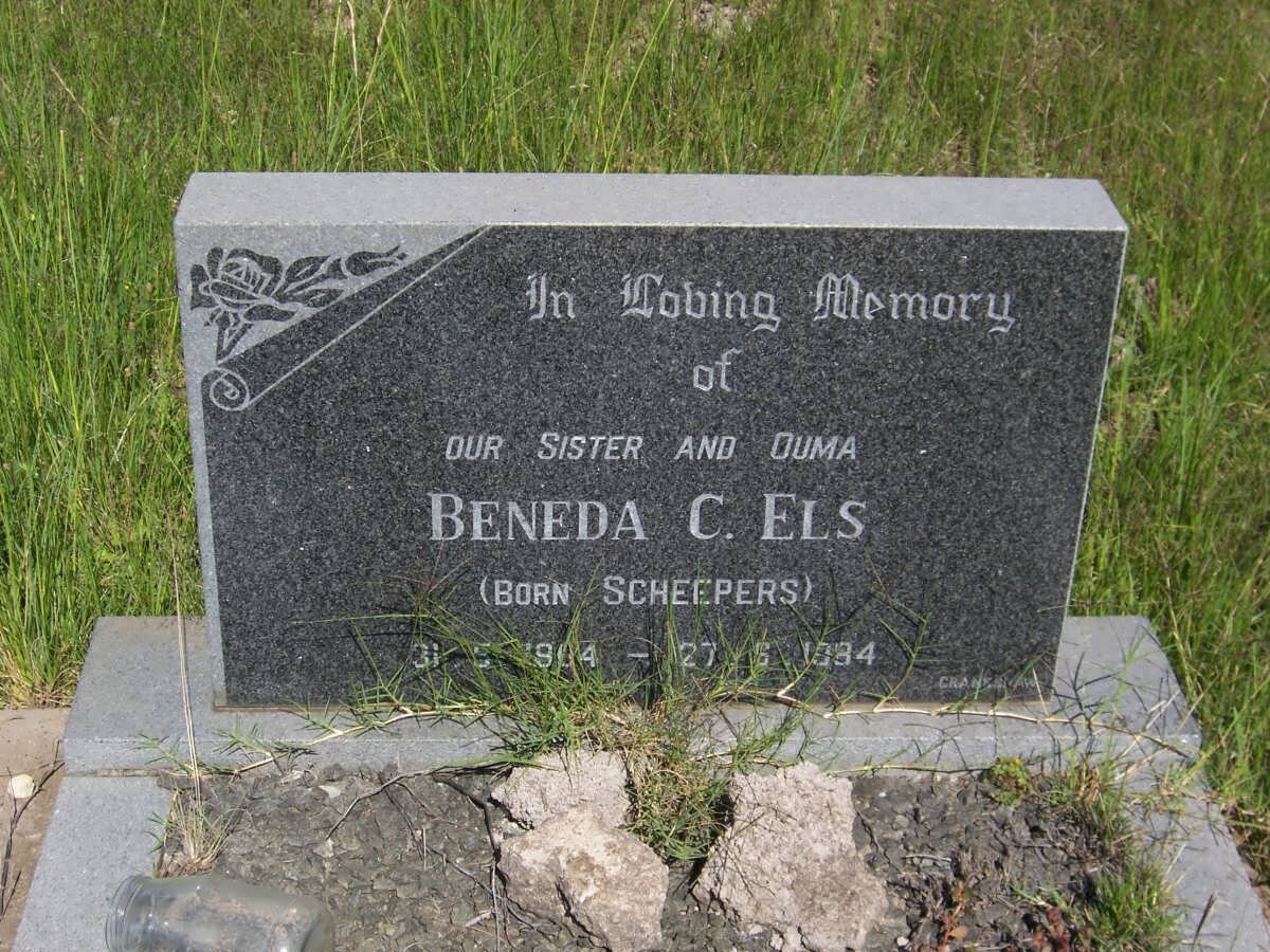 ELS Beneda C. nee SCHEEPERS 1904-1984
