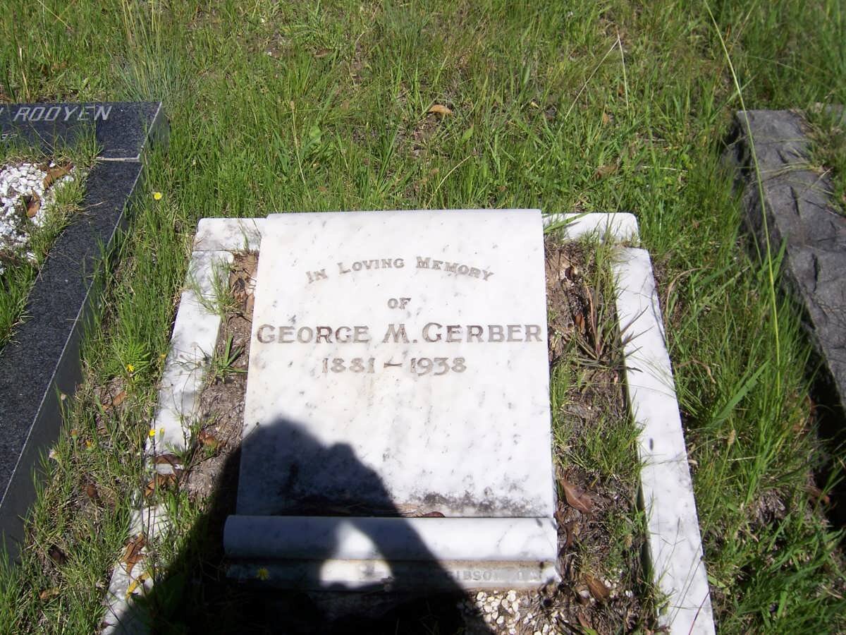 GERBER George M. 1881-1938