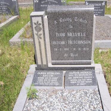 HUTCHINSON Ivor Melville 1910-1979 &amp; Daphne Patricia DEWING 1919-2008 :: MUIR James Stirling 2007-2007