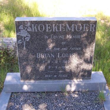 KOEKEMOER Brian Louis 1963-1990