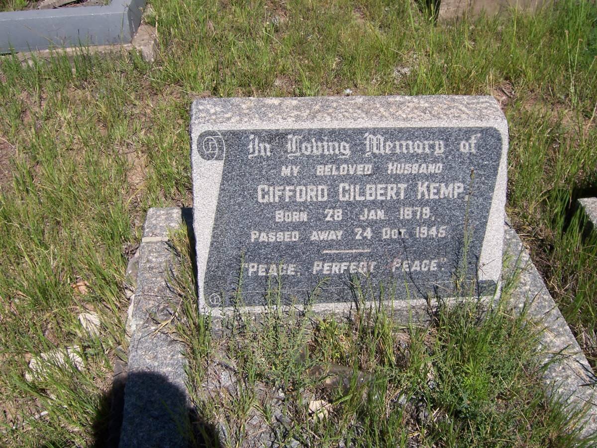 KEMP Gifford Gilbert 1879-1945