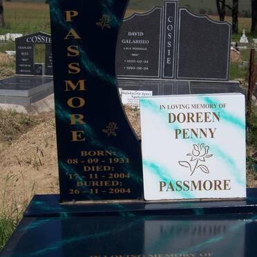 PASSMORE Doreen Penny 1931-2004