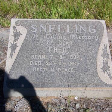SNELLING Fred 1904-1965