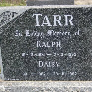 TARR Ralph 1891-1953 &amp; Daisy 1902-1992