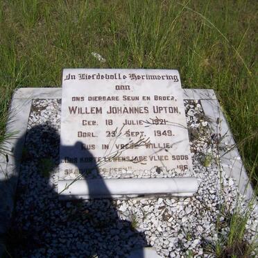 UPTON Willem Johannes 1921-1949