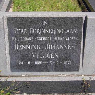VILJOEN Henning Johannes 1889-1971
