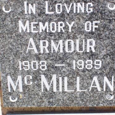 McMILLAN Armour 1908-1989