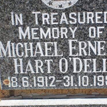 O'DELL Michael Ernest Hart 1912-1981