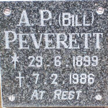 PEVERETT A.P. 1899-1986