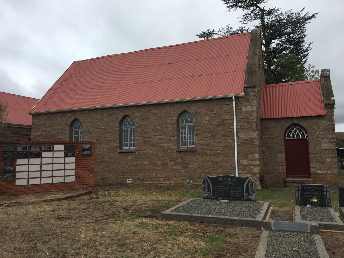 4. Overview of old Church and Memorial Wall