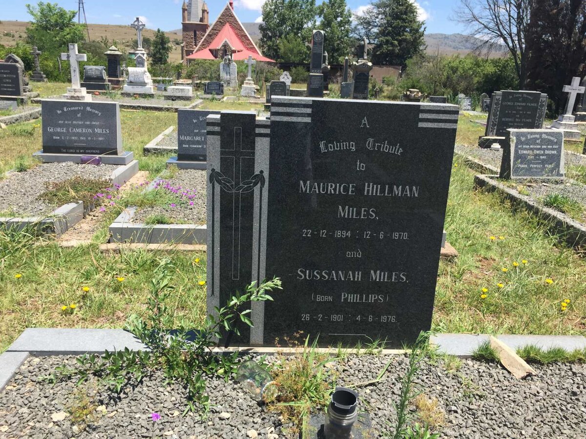 MILES Maurice Hillman 1894-1970 &amp; Sussanah PHILLIPS 1901-1976