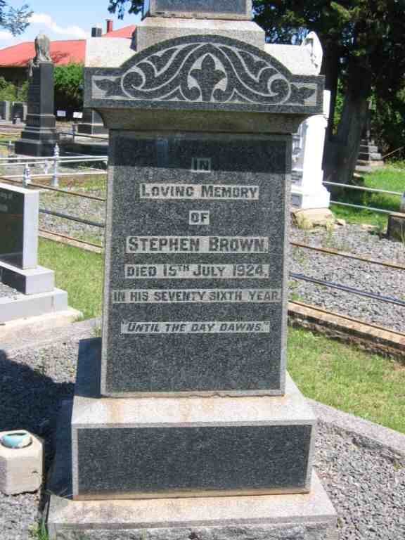 BROWN Stephen -1924
