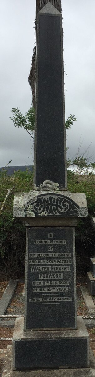 FORWORD Walter Herbert -1924