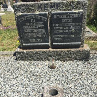 KEMP John Wesley 1873-1939 &amp; Lilian Maud 1878-1959