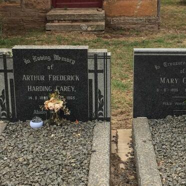 CAREY Arthur Frederick Harding 1899-1965 &amp; Mary 1896-1973