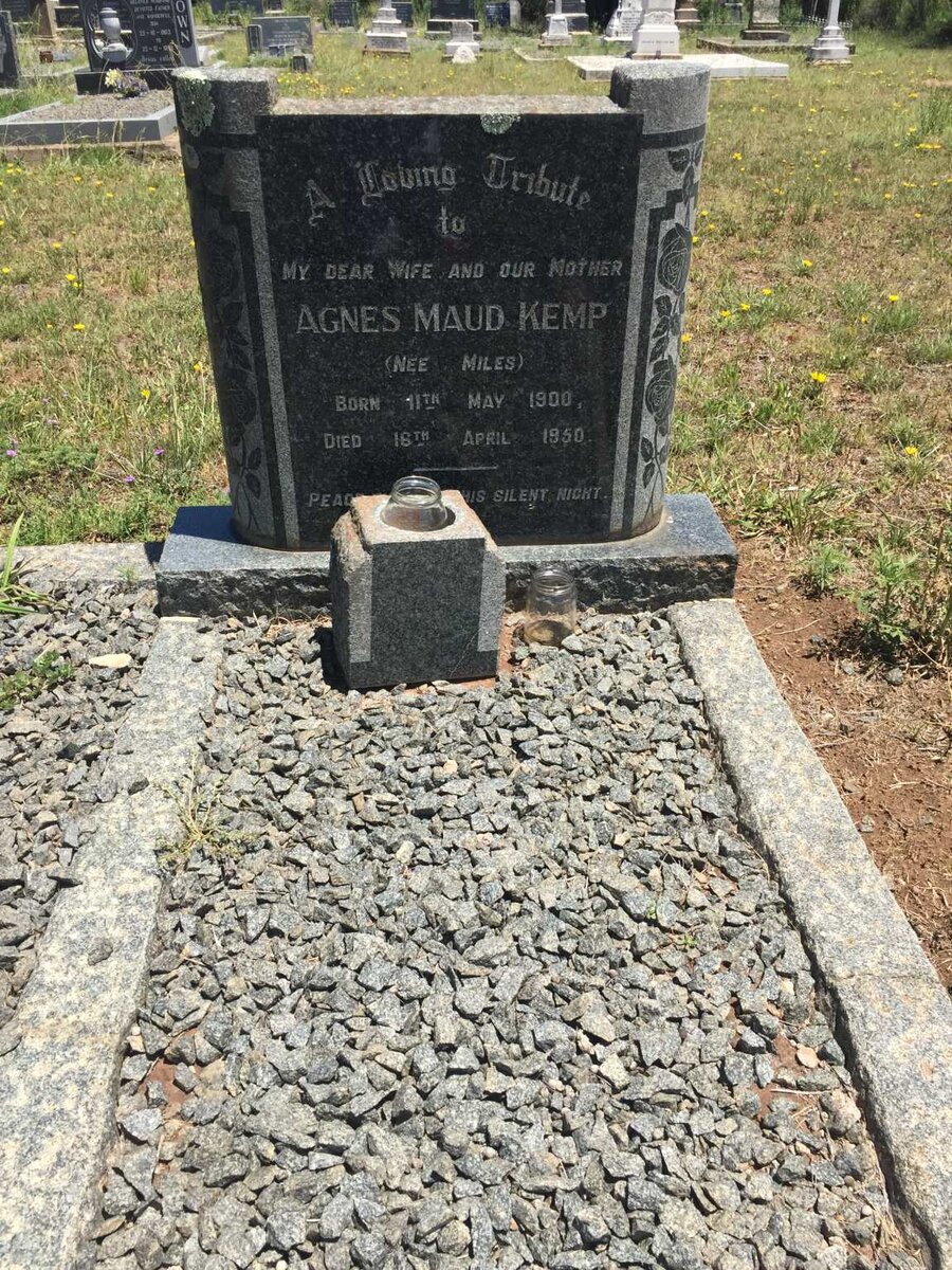 KEMP Agnes Maud nee MILES 1900-1950