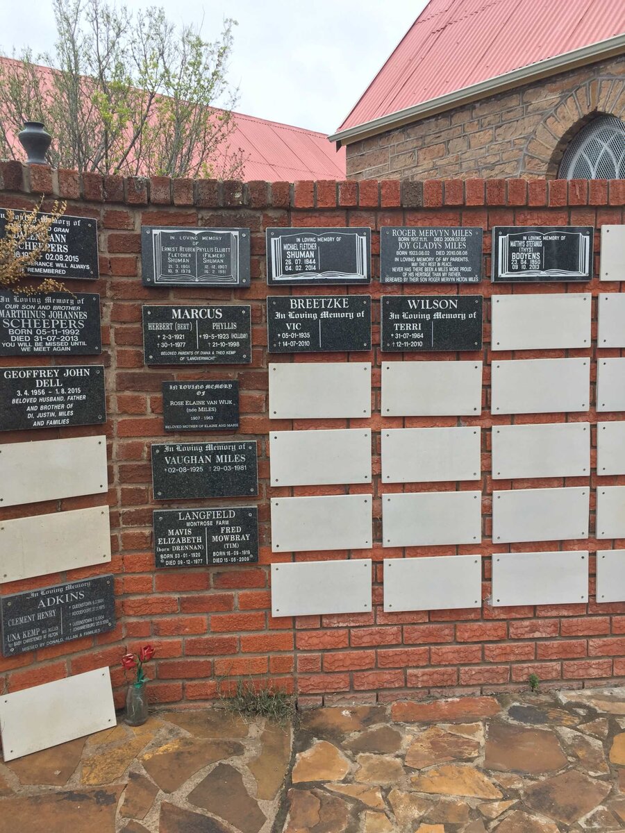 3. Right view of wall