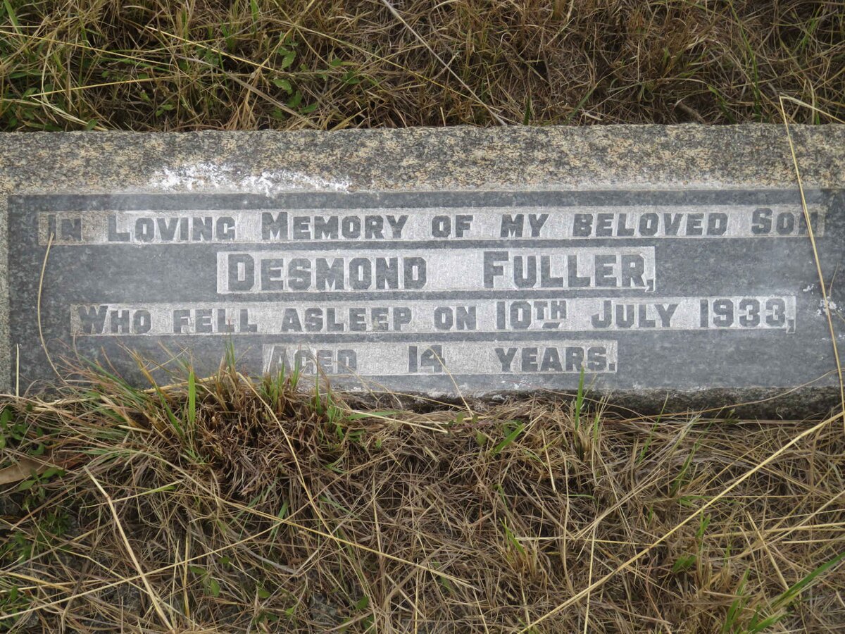 FULLER Desmond -1933