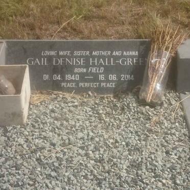 GREEN Peter, HALL 1941-2019 &amp; Gail Denise FIELD 1940-2014