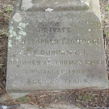 THOMPSON Christopher -1900