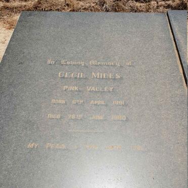 MILES Cecil 1891-1980