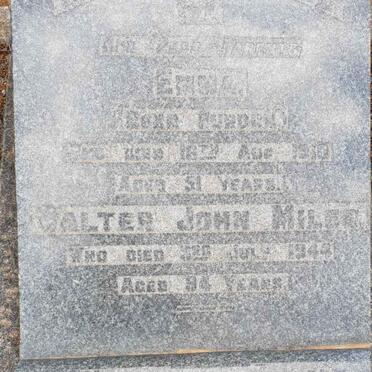 MILES Walter John -1944 & Emma PURDON -1910