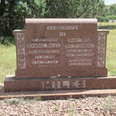 MILES Samuel -1936 & Mary Ann 1863-1945