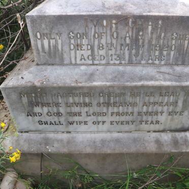 SHEARD Ivor Chas. -1920