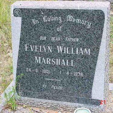 MARSHALL Evelyn William 1901-1978