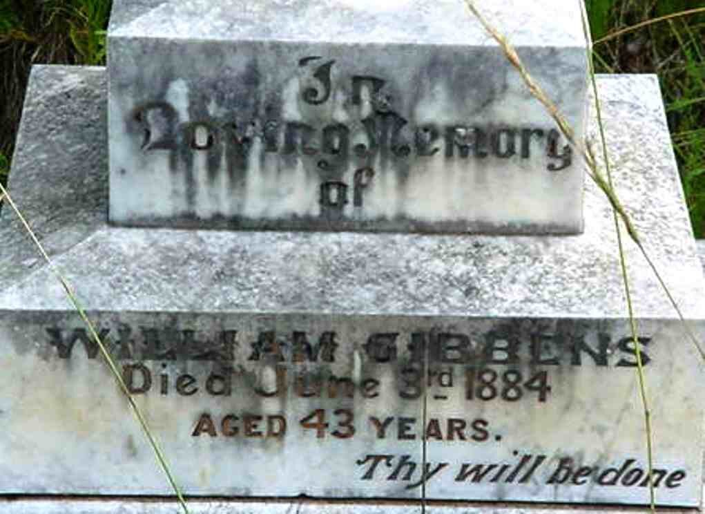 GIBBENS William -1884
