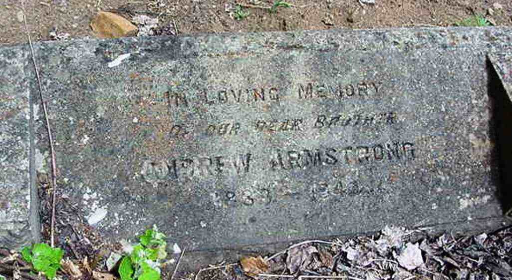 ARMSTRONG Andrew 1833-1940