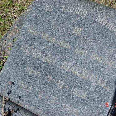 MARSHALL Norman 1926-1958
