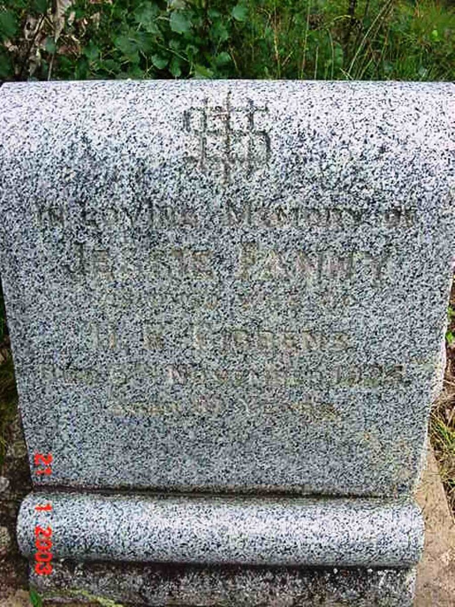 GIBBENS Jessie Fanny -1925