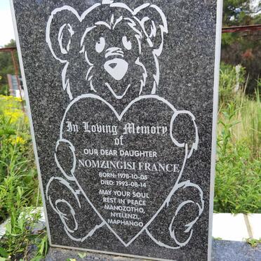 FRANCE Nomzingisi 1978-1993