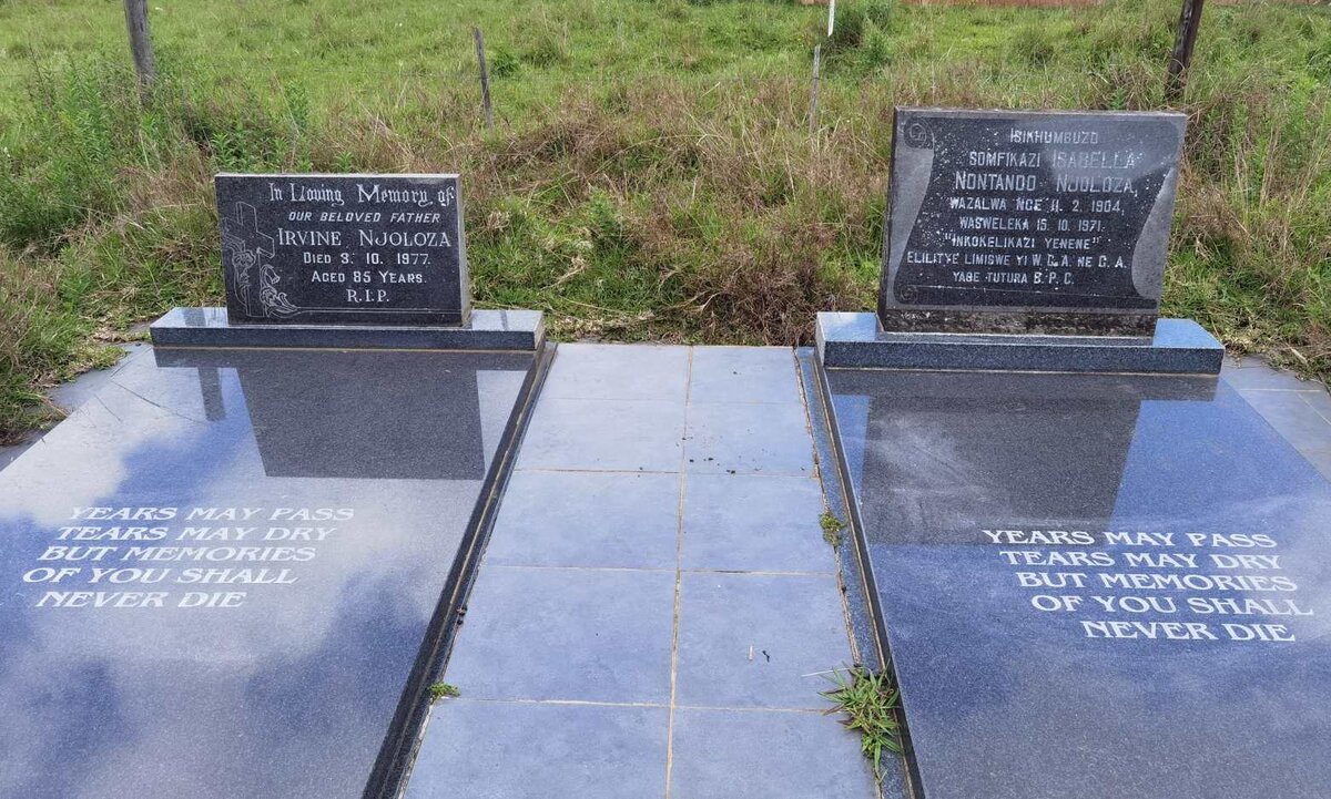 NJOLOZA Irvine -1977 &amp; Somfikazi Isabella Nontando 1904-1971