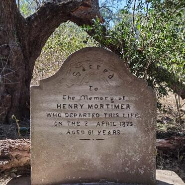 MORTIMER Henry -1873