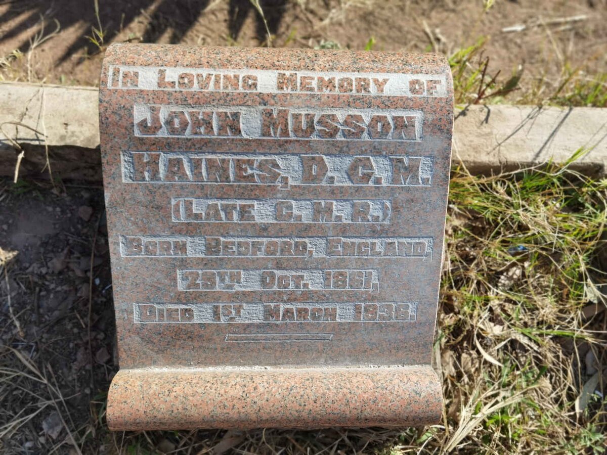 HAINES John Musson 1861-1936