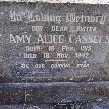 CASSELS Amy Alice 1915-1942
