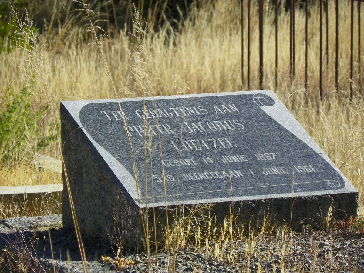 COETZEE Pieter Jacobus 1867-1961