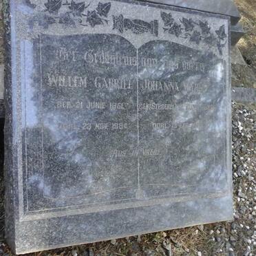 JORDAAN Willem Gabriel 1851-1894 &amp; Johanna Maria STROEBEL