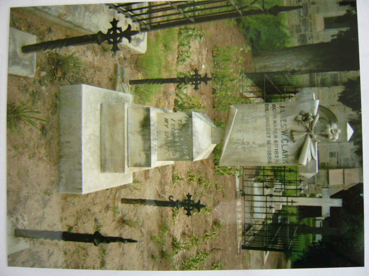 CLARK James W. 1823-1886 &amp; Mary 1828-1897