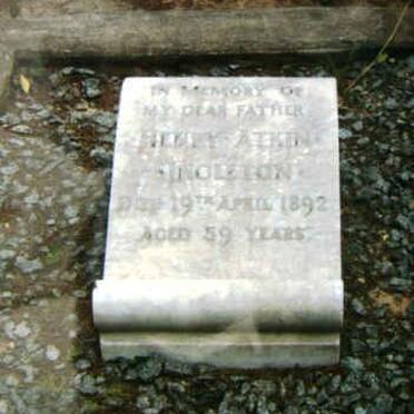 SINGLETON Henry Atkin -1892