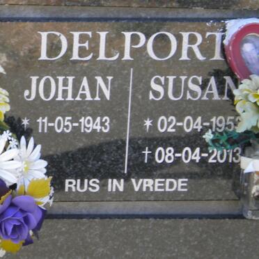 DELPORT Johan 1943- &amp; Susan 195?-2013