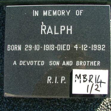 ? Ralph 1918-1992